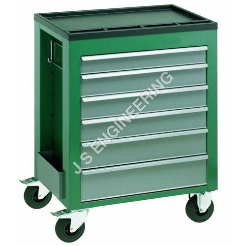 6 Drawer Tool Trolley