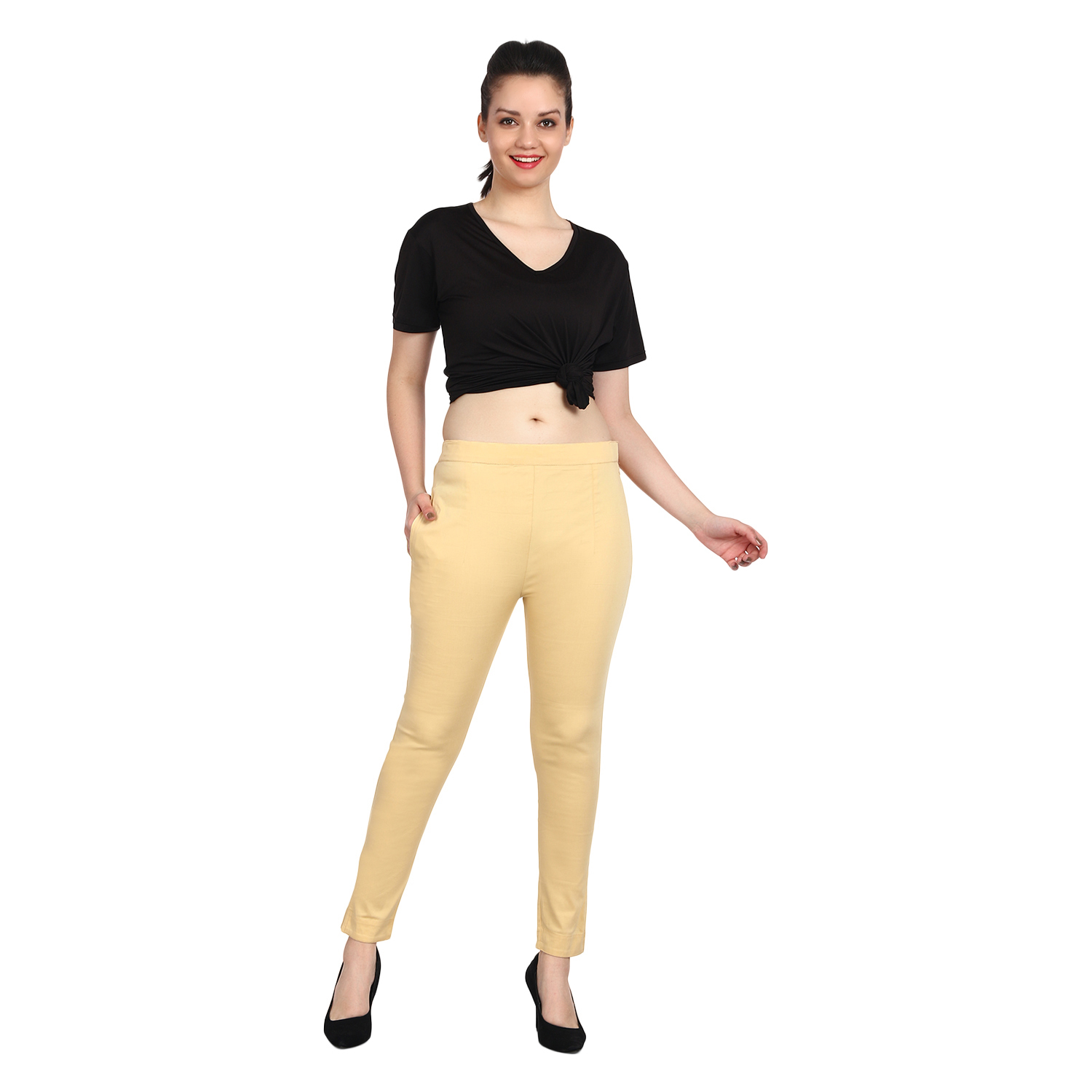 Cotton Trouser - Cotton Lycra Fabric, Multicolour Casual Pants | Breathable, Stretchable, Non-toxic, Washable, Available In L, M, Xl, Xxl