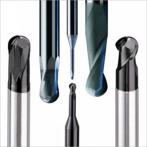 Solid Carbide Ball Nose End Mill - Multiple Sizes Available | Durable, Corrosion Resistant, Polished Finish