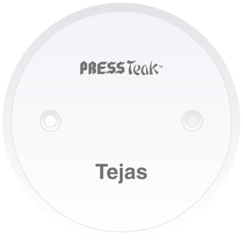 Pressfit Tejas Plastic Round Hole Plates - White, 3.5" & 4.5" | Perfect Screw Holes, Mounting Screws Included, Decorative Ceiling Cover