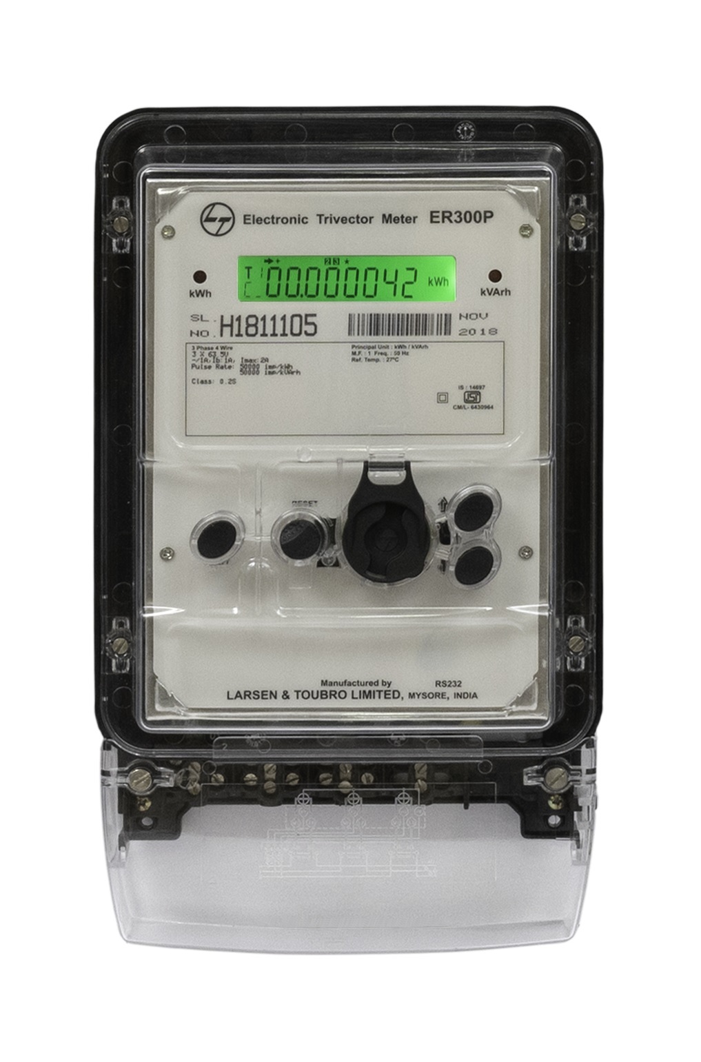 Trivector Energy Meter Range: Ct Opertated -/5