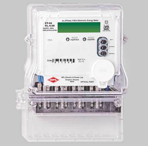 Trivector Energy Meter Range: Ct Opertated -/5