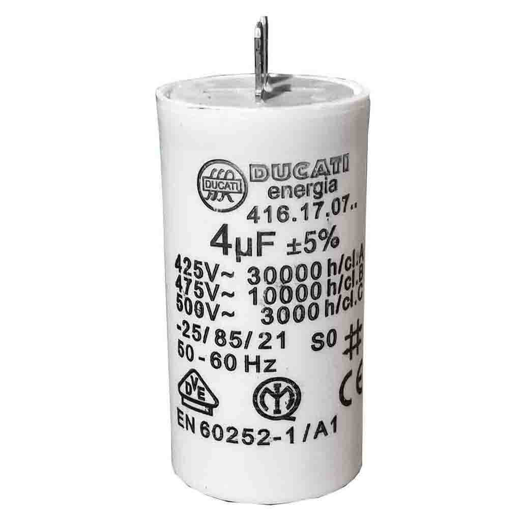 Ecoflam Burner Motor Capacitor - Metal, High Pressure, 2-8 Uf Capacitor Range | Suitable For Industrial Natural Circulation Burners