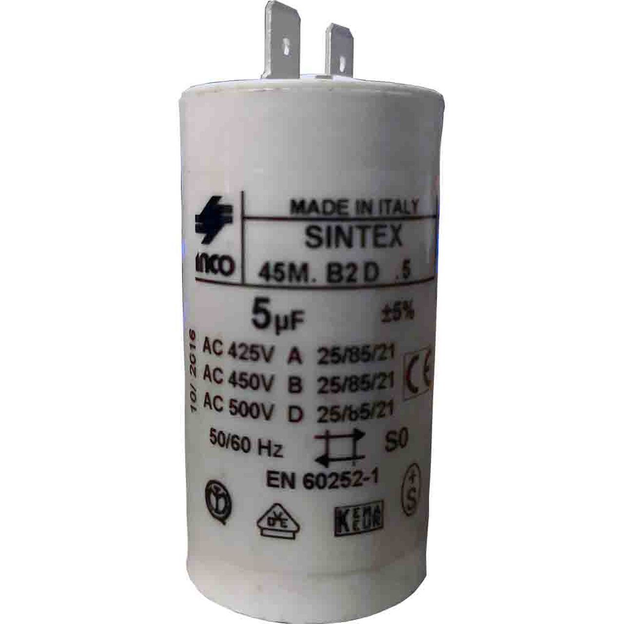 Ecoflam Burner Motor Capacitor - Metal, High Pressure, 2-8 Uf Capacitor Range | Suitable For Industrial Natural Circulation Burners