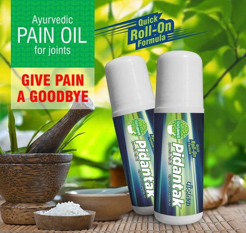 Ayurvedic Pain Relief Oil - Herbal Formulation for Joint Pain, Anti-inflammatory & Analgesic Action for All Ages 