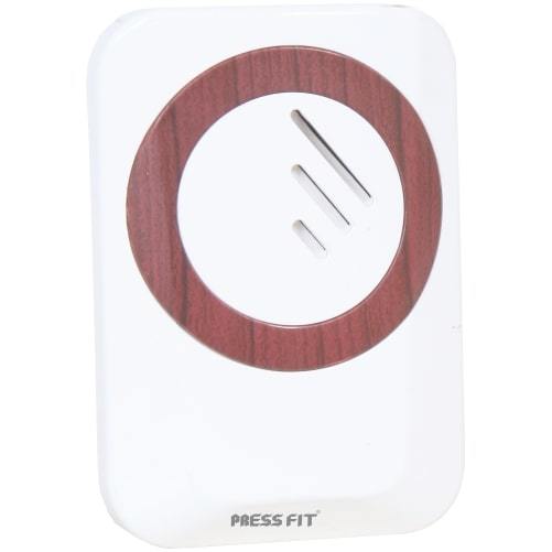 Pressfit Electric Door Chime - Plastic Wired Doorbell | Loud & Clear Sound, 35+ Available Tunes, Modern Sleek Design, Low Power Consumption