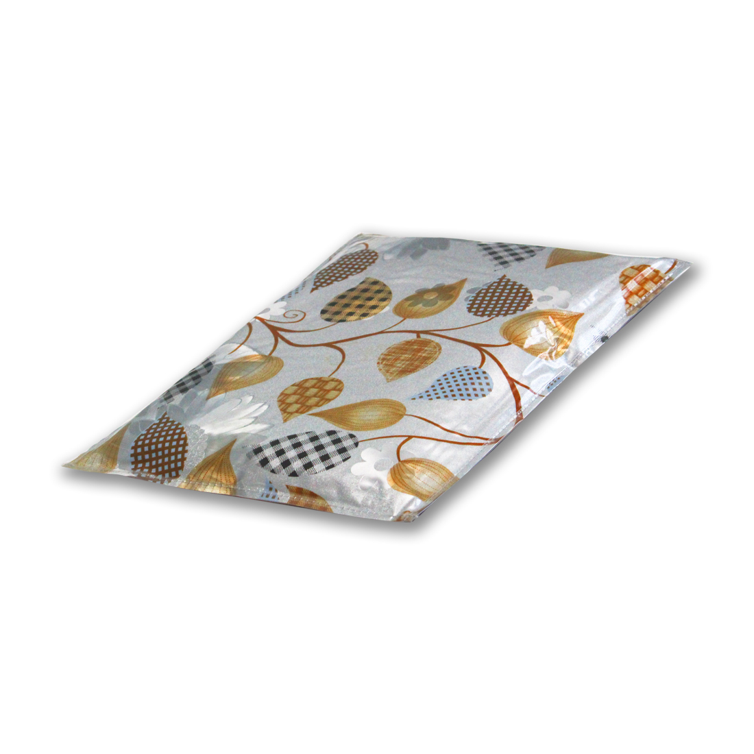 Saree Cover - Pvc Material, 17x14 Inches, Grey | Stylish Laminated Printed Design, Holds One Heavy Embroidered Saree