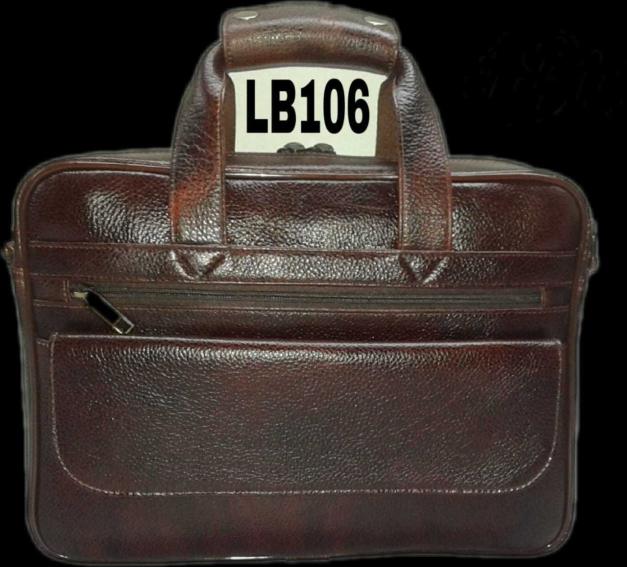 Pure Leather Office Bag - Professional Unisex Design | Certified Quality, Shoulder Style, 1-year Warranty