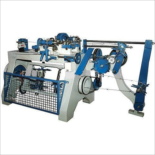 Semi Automatic Barbed Wire Making Machine