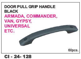 Door Pull Grip Handle - Durable Black Finish | Compatible with 4-Wheeler Vehicles, Warranty Included