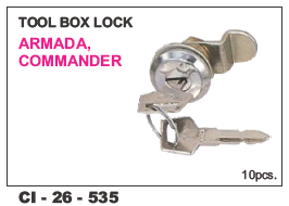 Tool Box Lock Armada - Durable Steel Construction, 4-Wheeler Compatibility, Warranty Included