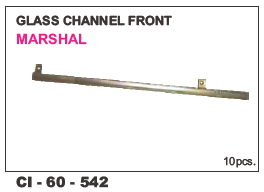 Glass Chanel Front Marshal - 4 Wheeler Vehicle | Warranty Included, Durable Design and Enhanced Visibility Features