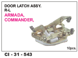Door Latch Assy Armada, Commander L/R - 4-Wheeler Compatibility, Warranty Included | Durable Design for Enhanced Security and Performance