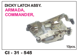 Dicky Latch Assy Armada, Commander - 4 Wheeler Compatibility | Warranty Included, Durable Build for Enhanced Vehicle Security