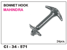 Bonnet Hook Mahindra - Durable Steel Construction | 4 Wheeler Fitment, Warranty Included, Precision Engineering for Enhanced Longevity
