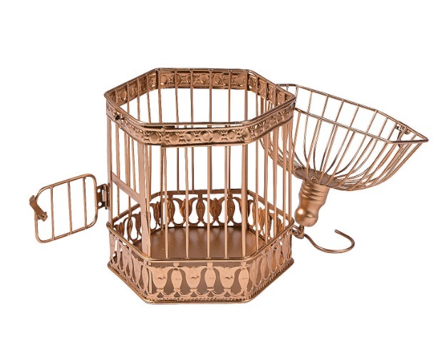 Metal Gold Birdcage