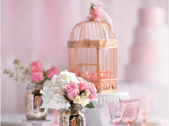 Metal Gold Birdcage