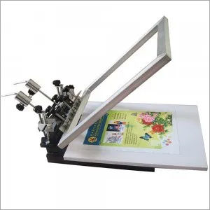 White Jm-sp01-1c 1color 1 Station Screen Printing Machine