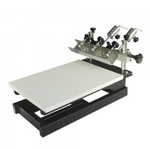 White Jm-sp01-1c 1color 1 Station Screen Printing Machine