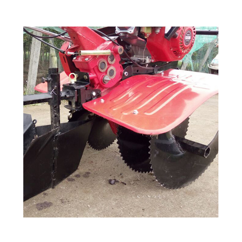 Red 7hp Micro Cultivator Ditching Loosen The Soil