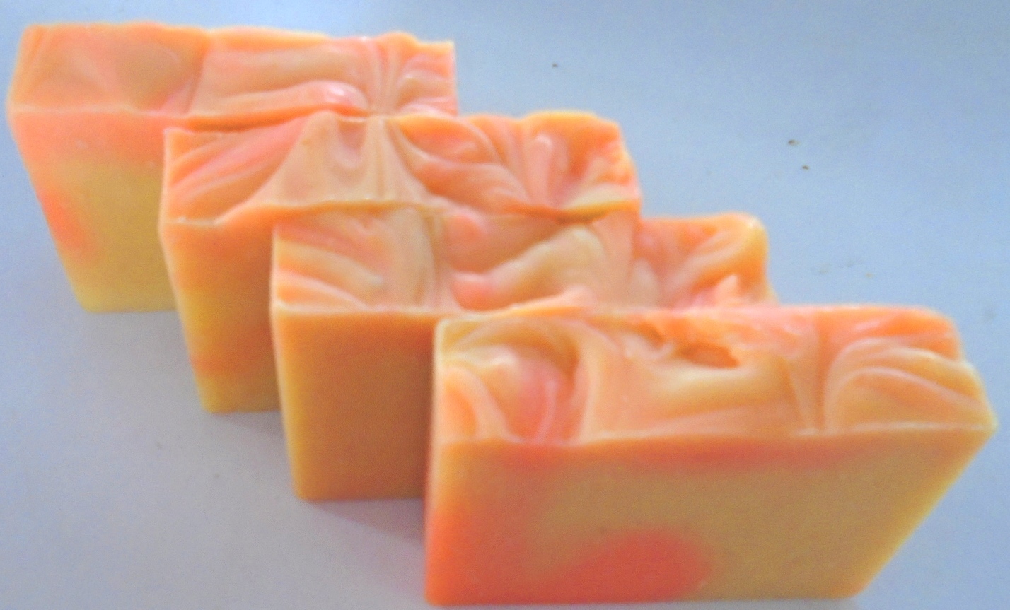 Coffee Exfoliating Handmade Soap - 100g Bar, Natural & Chemical Free, Highly Moisturising With Olive & Vegetable Oils, Aromatic Floral & Fruity Notes