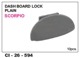 Dash Board Lock Plain Scorpio - Durable Steel | 4 Wheeler Compatibility, Warranty Included