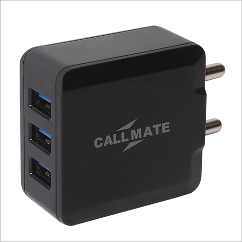 Black Home Adapter 3 Usb