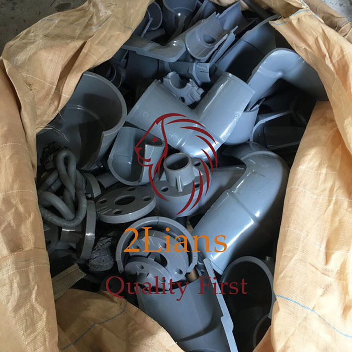 Grey Pvc Scrap - Non-regrind Form, Standard Size, Grey Color | Ideal For Water Pipe, Fittings, And Profile Extrusion Applications