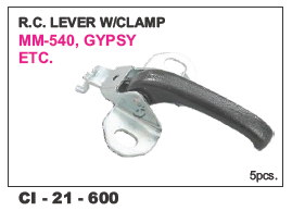 Rc Lever w/clamp Gypsy L/R - Durable Alloy Construction, Vehicle Type: 4 Wheeler | 1-Year Warranty Included for Enhanced Reliability