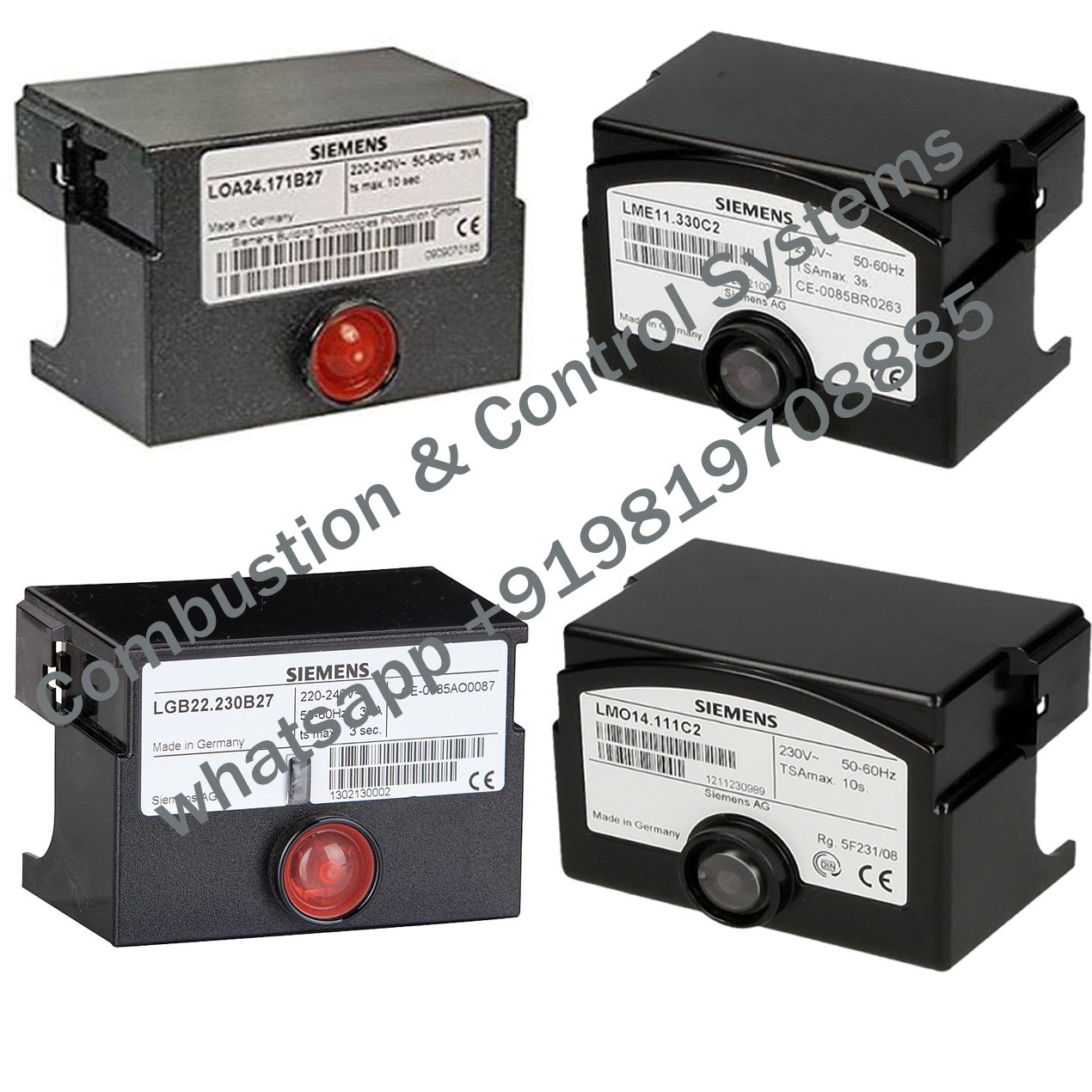 Steel Ecoflam Burner Control Box