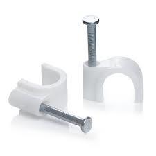 Electrical Cable Clips - Plastic & Metal Construction , Lightweight Design, Corrosion Resistant, Available In Various Sizes, Ideal For Commercial & Residential Use