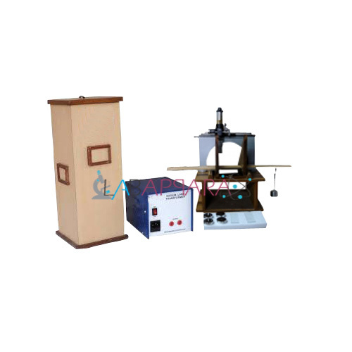 Youngs Modulus Y Of Glass By Cornus Method Experimental Set Up Labappara Application: Physics Lab Use