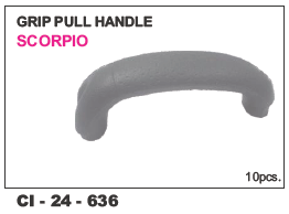Grip Pull Handle Scorpio - Durable High-quality Metal, Designed For 4 Wheeler Compatibility | Includes Warranty For Reliable Performance