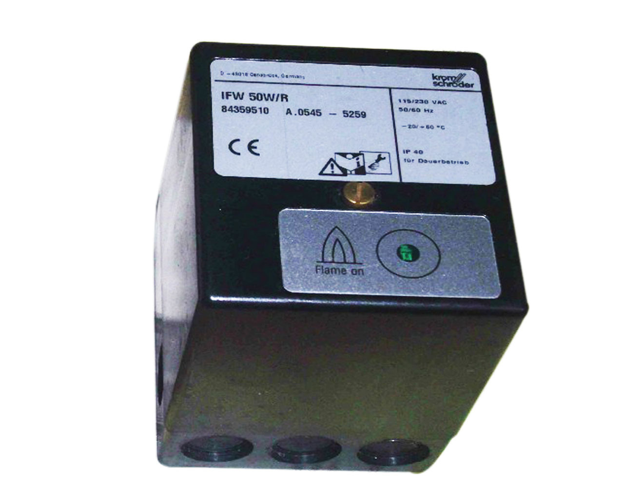 Kromschroder Flame Detector Relay Ifw 50 Pressure: High Pressure