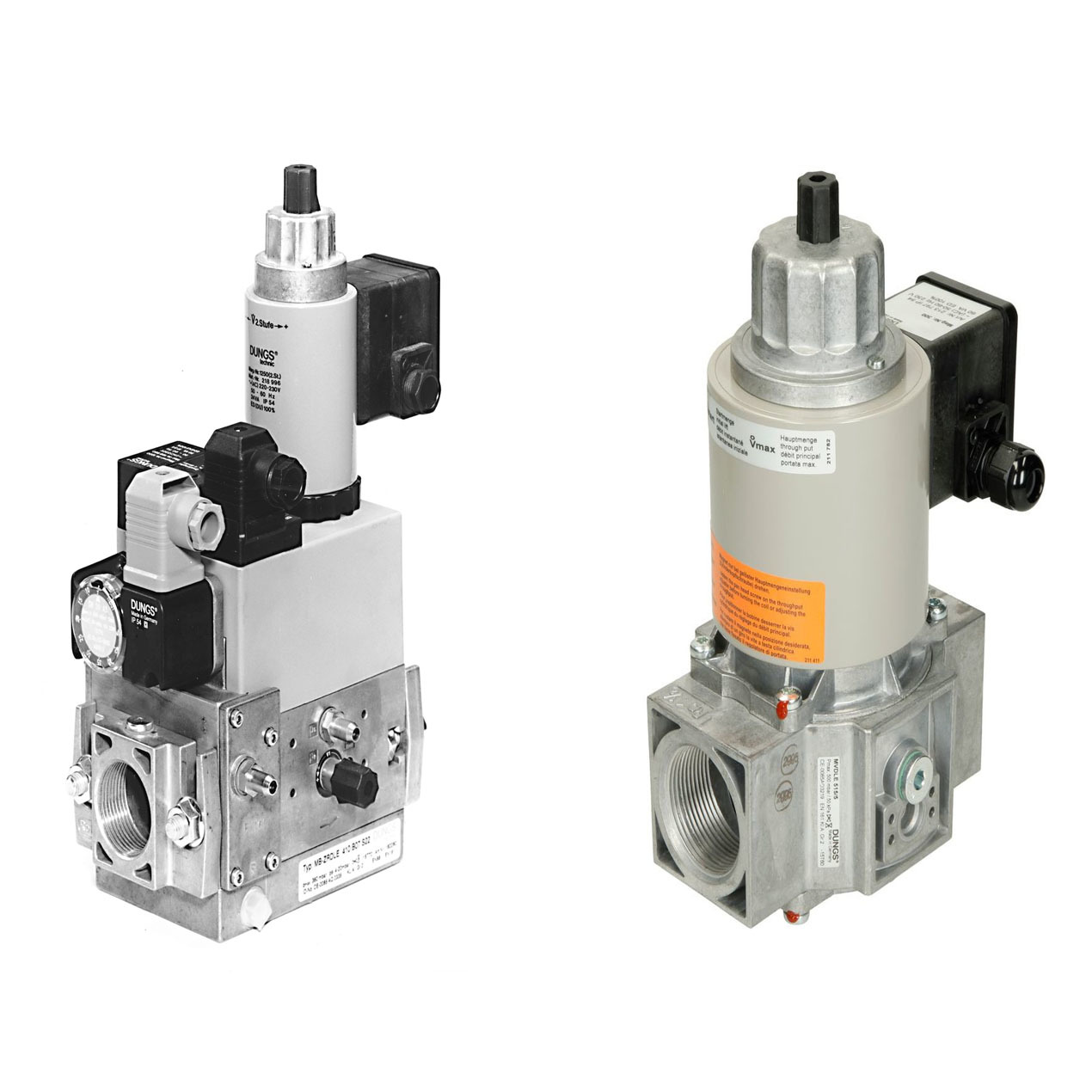 Dungs Solenoid Valve - Metal Construction, Grey Color | Reliable Operation, Efficient Regulation, Application Specific Design