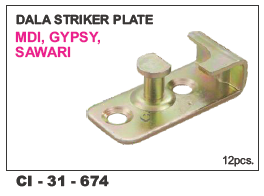 Dala Striker Plate Gypsy, Sawari - 4 Wheeler Compatibility | Warranty Included, Durable Design
