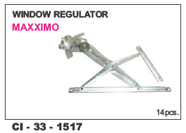 Window Regulator Maximo L/R - 4 Wheeler Vehicle Type, Warranty Included | Durable Design and Reliable Performance