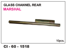 Glass Chanel Rear Marshal L/R - 4 Wheeler | Warranty Included, Durable Glass Material, Premium Fit for Optimal Vehicle Performance