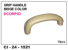 Grip Handle - Durable Plastic Material, Beige Color | Fits 4-Wheeler Vehicles, Warranty Included