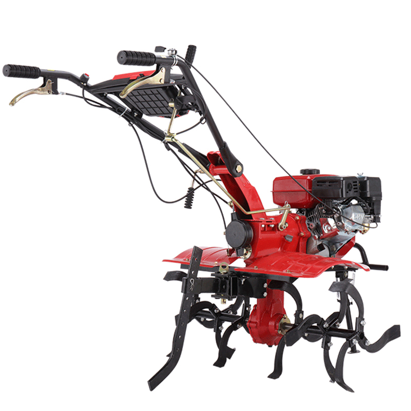 Red 7.5hp 208cc No Belt Full Gear Multi-function Cultivator