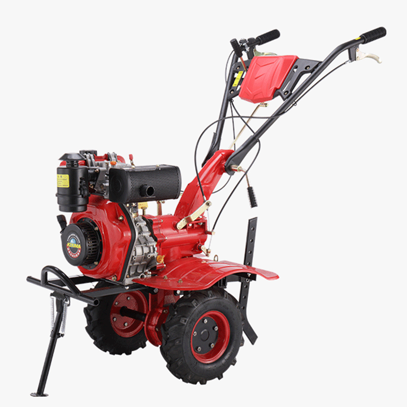 Red 7.5hp 208cc No Belt Full Gear Multi-function Cultivator