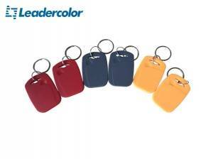 Uhf Rfid Keyfobs - Durable Abs + Aluminum Alloy, 50x30x5.4mm, Grey, Blue, Red, Yellow, Green, White | Waterproof, 3m Read Distance, Access Control & Attendance Management