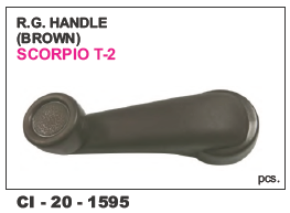 Rg Handle Brown Scorpio - Durable Brown Finish | 4 Wheeler Compatibility, Warranty Included