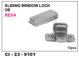 Sliding Window Lock REVA - Durable Metal Design | Compatible with 4-Wheeler Vehicles, Includes Warranty for Peace of Mind