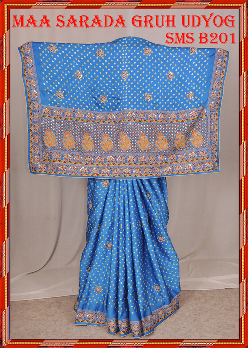 बंधनी सिल्क साड़ी