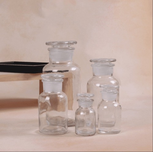 Clear Wholesale Glass Bottle For Chemical Use From Xuzhou
