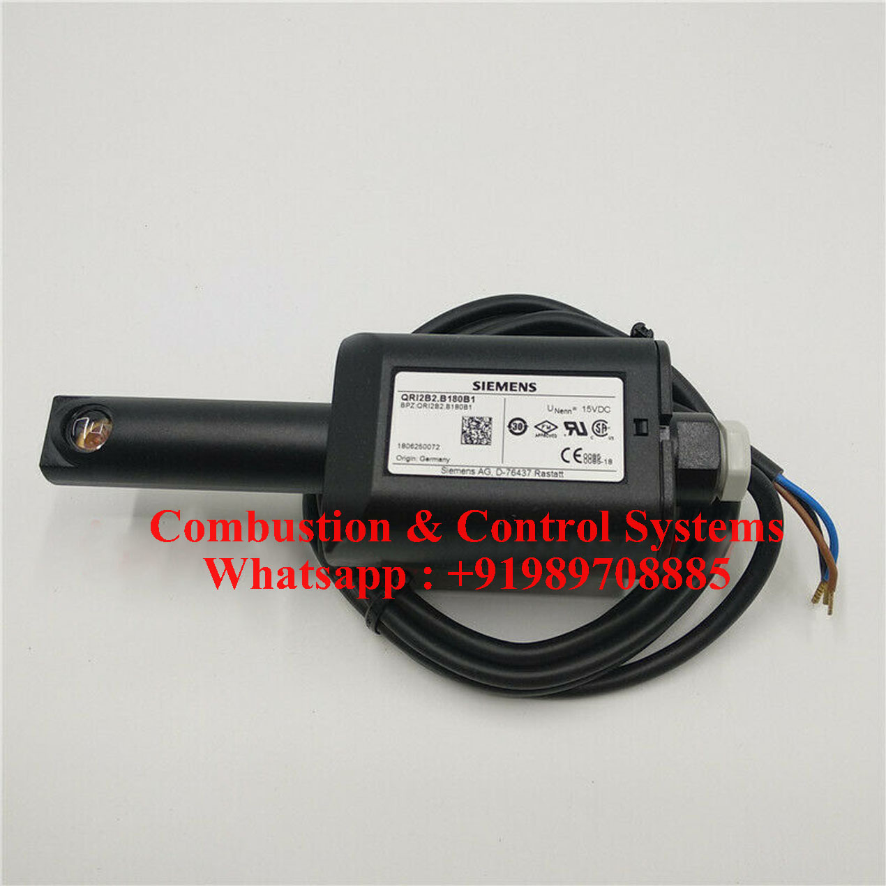 Once Through Siemens Qri2b2.b180b1 Infrared Flame Detector