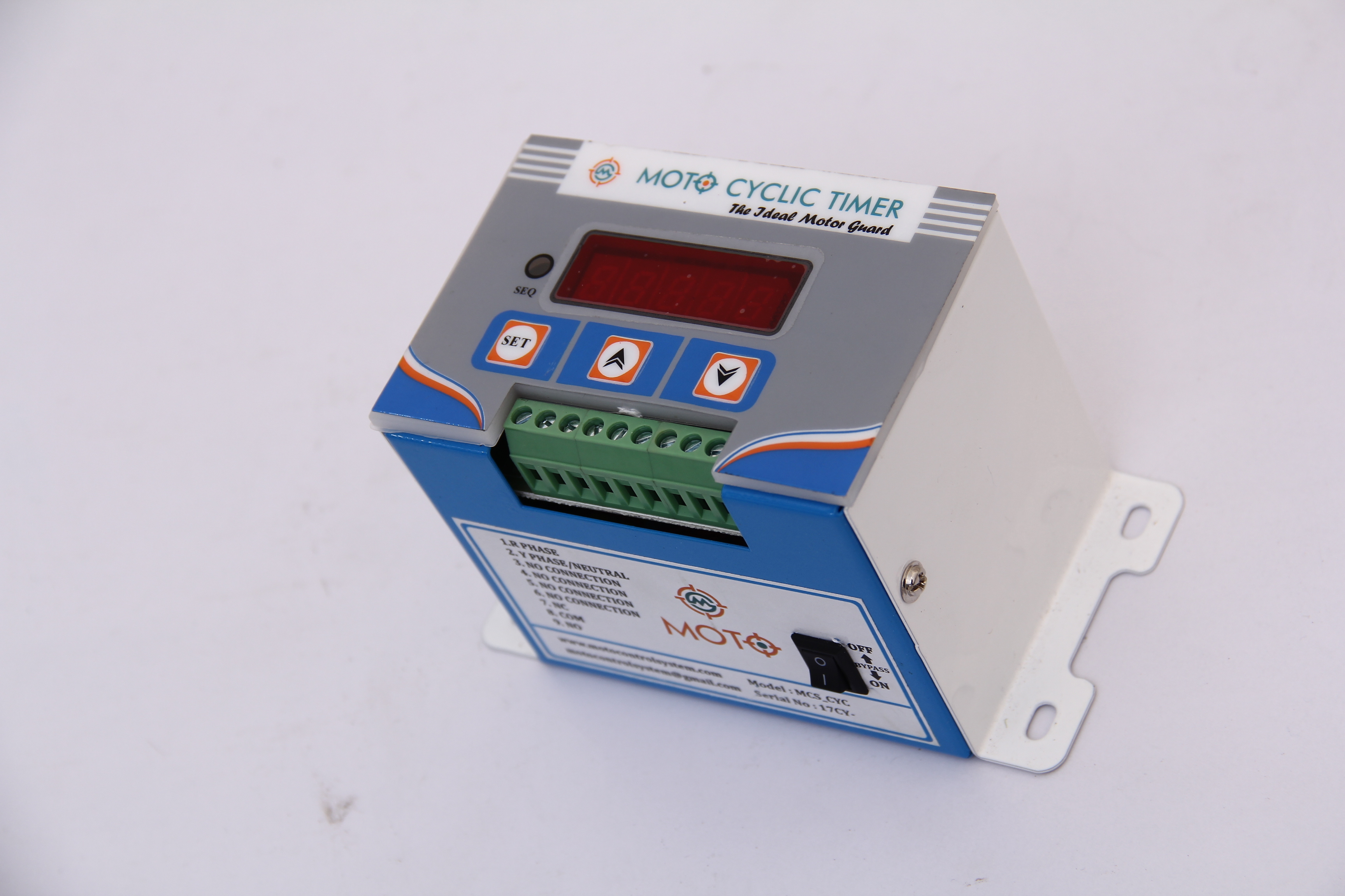 Blue And White Cyclic Timer 1ph