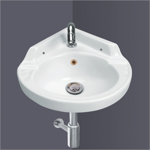 White Corner Wash Basin