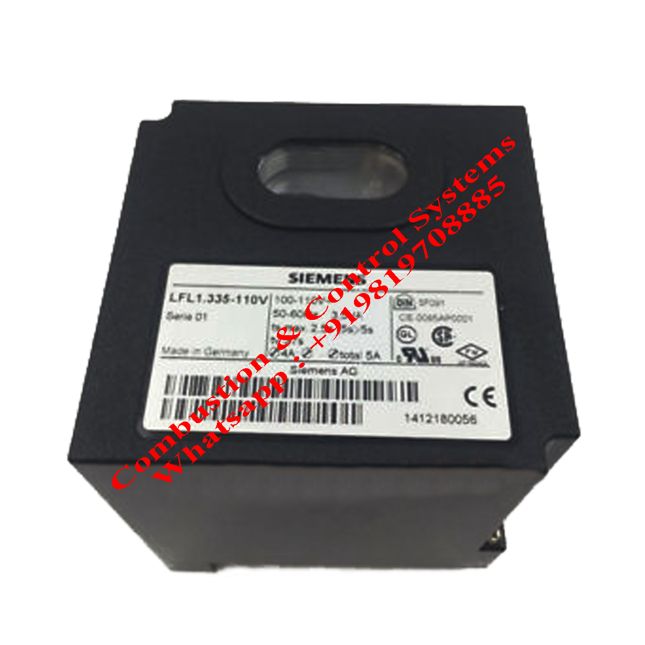 Siemens Gas Burner Controller Pressure: High Pressure